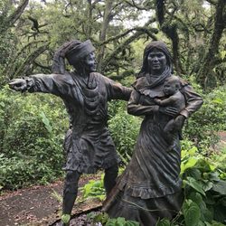 Sam Jones Memorial Sculpture at Tree Tops Park