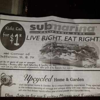 Submarina West Oceanside - WHERE DOES IT SAY MUST GET COMBOS??? - Sandwiches Near Me - Oceanside, California