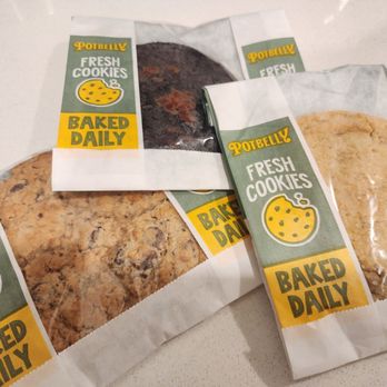 Potbelly - Oatmeal Chocolate Chip, Chocolate Brownie, and Sugar cookies - Sandwiches Near Me - Glen Allen, Virginia