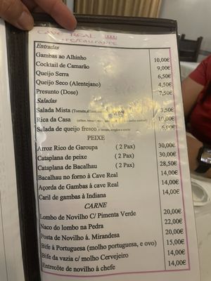 Menu photo 1 Cave Real Lisbon, 11