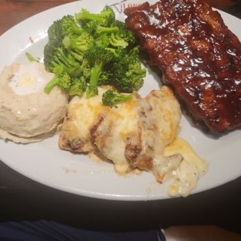 LongHorn Steakhouse - Parmesan Crusted Chicken & Ribs - Steakhouses Near Me - Macon, Georgia