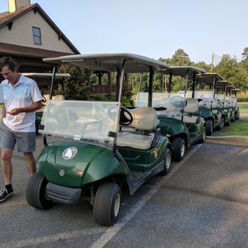 The Georgia Trail at Sugarloaf - Electric Yamaha golf carts. They are good carts, but not in the greatest condition. - Golf Near Me - Duluth, Georgia