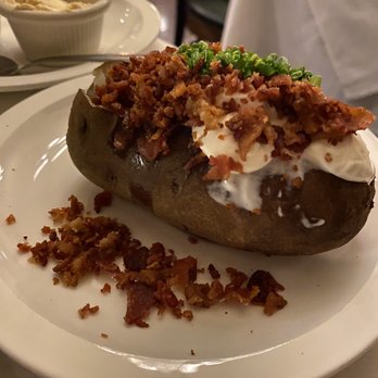 Broadway Prime - Baked potato with everything on it! - Steakhouses Near Me - Burlingame, California Broadway Prime - Baked potato with everything on it! - Steakhouses Near Me - Burlingame, California
