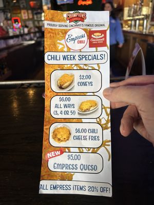 Menu photo 1 Champions Grille Cincinnati, OH