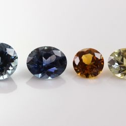 Americut Gems - A variety of Rock Creek sapphire colors