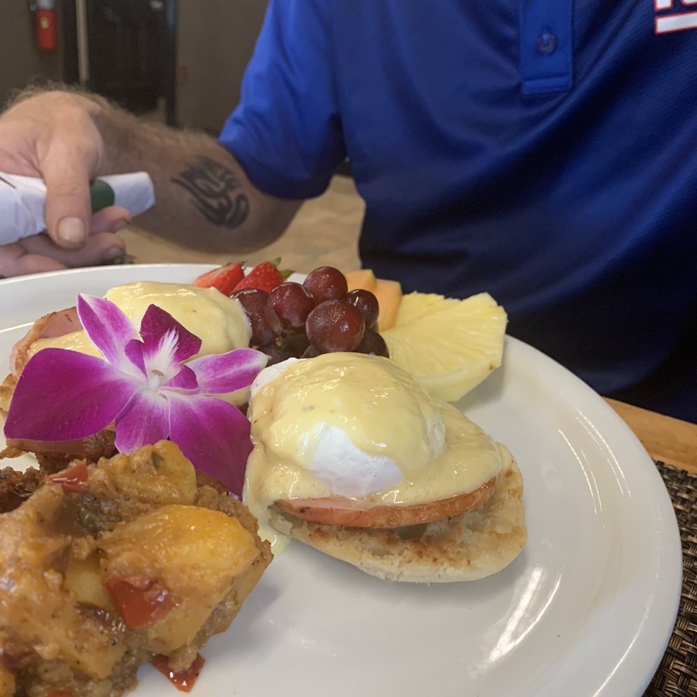 Cafe Volo - Eggs Benedict...Yumm!! - Cafes Near Me - West Hampton Beach, New York