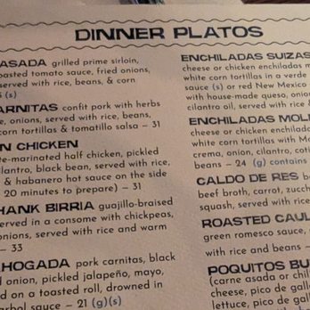 Poquitos - Menu - Mexican Near Me - Seattle, Washington