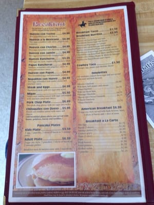 Menu photo 3 Julio’s Mexican Restaurant  Riesel, TX