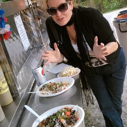 The Taco Lady - My first taco truck experience... Huaraches, and sopes chicken only for me!