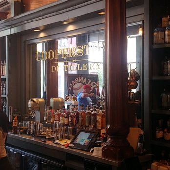 Cooperstown Distillery - customers at the bar - Distilleries Near Me - Cooperstown, New York