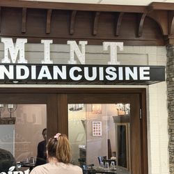 Mint Indian Cuisine - The entrance