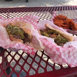 Italian Beef, Italian Sausage, Sweet Potato Fries