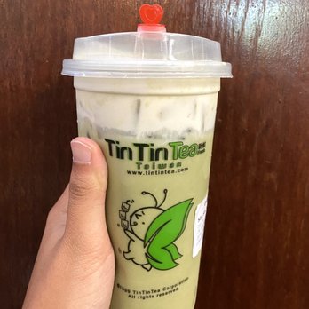 TinTin Tea - Matcha with cheese foam - Bubble Tea Near Me - Lacey, Washington