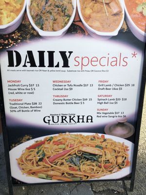 Menu photo 1 Gurkha Himalayan Kitchen Vancouver, BC