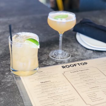 Rooftop - Margarita (delicious) & Shotgun (too sweet for my taste) - New American Near Me - Walnut Creek, California