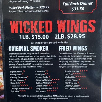 Big Bone BBQ & Wicked Wings - Menu - September 2022 - Barbeque Near Me - Markham, Ontario Big Bone BBQ & Wicked Wings - Menu - September 2022 - Barbeque Near Me - Markham, Ontario