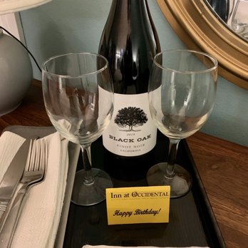 Inn at Occidental - They even left a happy birthday sign in the room! - Bed & Breakfast Near Me - Occidental, California Inn at Occidental - They even left a happy birthday sign in the room! - Bed & Breakfast Near Me - Occidental, California