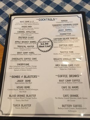 Menu photo 4 Das Boot Camp Restaurant & Bar Norman, OK