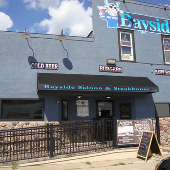 Bayside Tap and Steakhouse - Front of the building, view looking east, towards the river. - Steakhouses Near Me - Red Wing, Minnesota