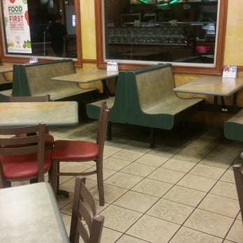 Subway - empty tables and booths in a restaurant - Sandwiches Near Me - Carolina Beach, North Carolina Subway - empty tables and booths in a restaurant - Sandwiches Near Me - Carolina Beach, North Carolina