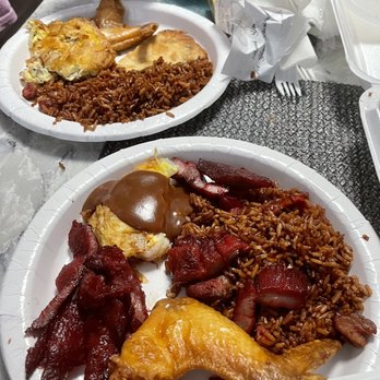 China Sea Restaurant - Shrimp Egg Foo Yong, chicken wings, boneless spareribs and pork fried rice - Chinese Near Me - Mattapan, Massachusetts