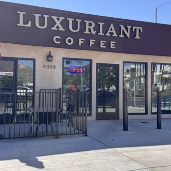 Luxuriant Coffee - Outside - Coffee & Tea Near Me - Riverside, California Luxuriant Coffee - Outside - Coffee & Tea Near Me - Riverside, California