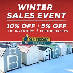 Palmer Shed Sales - Winter Sales Event starts today