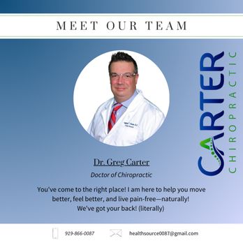 Carter Chiropractic - Chiropractors Near Me - Raleigh, North Carolina Carter Chiropractic - Chiropractors Near Me - Raleigh, North Carolina