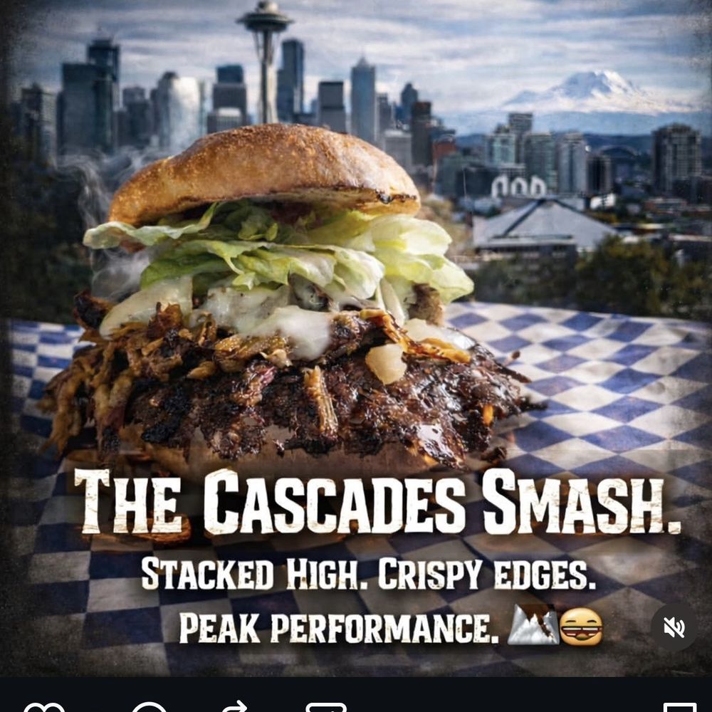 A&J's Bar and Grill - "Cascades Smash" - picture from business Instagram - Cheesesteaks Near Me - Seattle, Washington A&J's Bar and Grill - "Cascades Smash" - picture from business Instagram - Cheesesteaks Near Me - Seattle, Washington