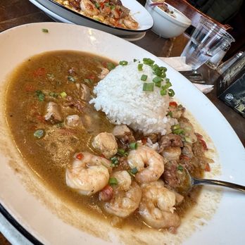 Greenbush Brewing - Shrimp n grits. - Barbeque Near Me - Sawyer, Michigan