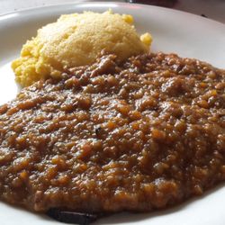 Trattoria La Colombina - Brasato con polenta
