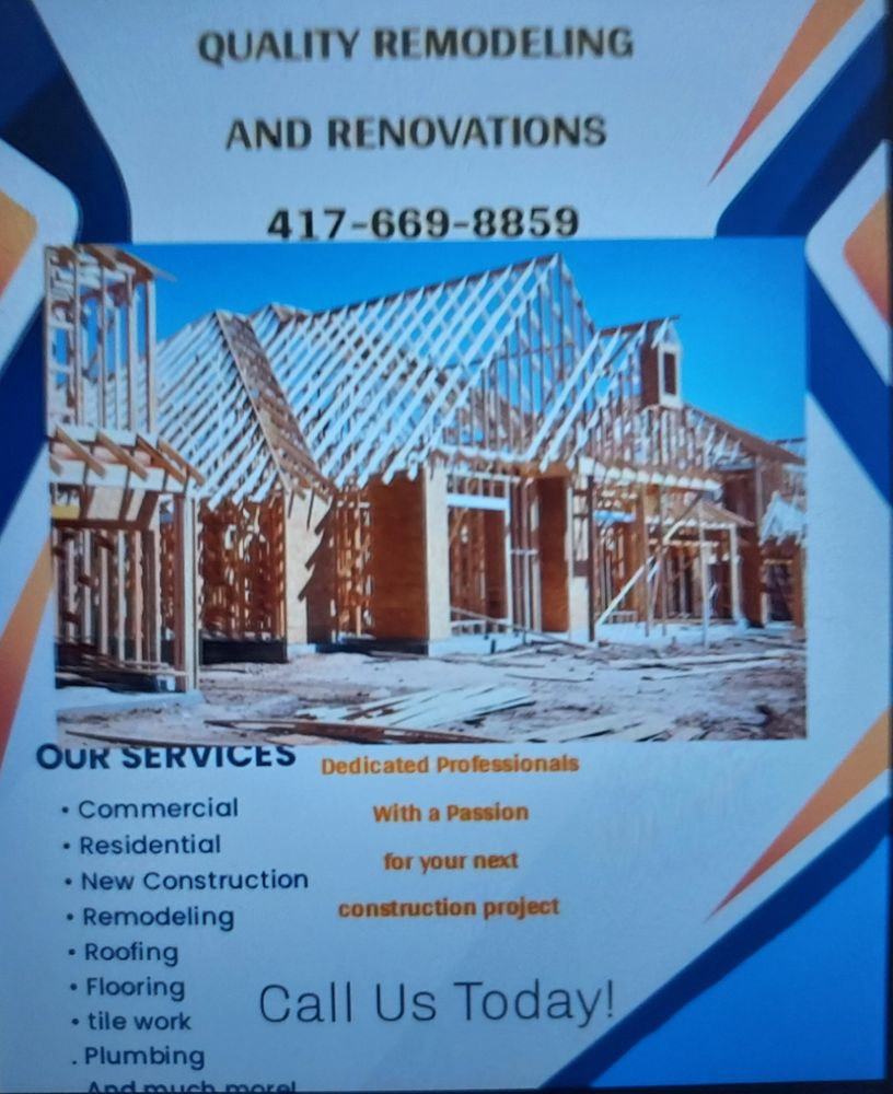 Slide of Quality Remodeling and Renovations