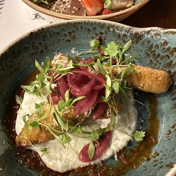 Vaca - Albacore Tataki and Aguacate Fritos - Tapas/Small Plates Near Me - Costa Mesa, California