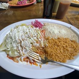 enchiladas plate enchiladas plate