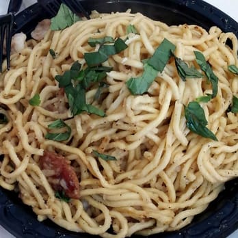 The Crab Shack - Garlic noodles with a little bit of shrimp and sausages - Cajun/Creole Near Me - Gardena, California The Crab Shack - Garlic noodles with a little bit of shrimp and sausages - Cajun/Creole Near Me - Gardena, California