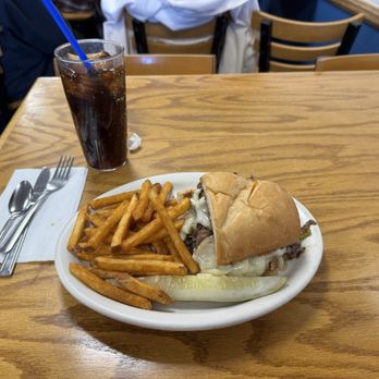 Zeke's Eatin Place - 1/2 Philly cheese steak - American Near Me - Prescott, Arizona Zeke's Eatin Place - 1/2 Philly cheese steak - American Near Me - Prescott, Arizona
