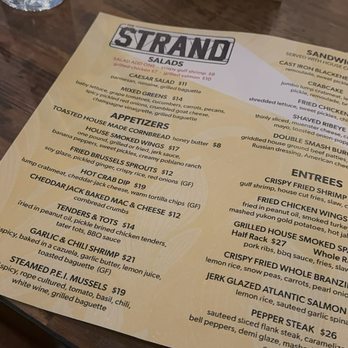 The Strand DC - Menu - Desserts Near Me - Washington, DC, District of Columbia
