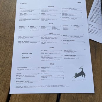 Il Brutto - Menu - Italian Near Me - Austin, Texas