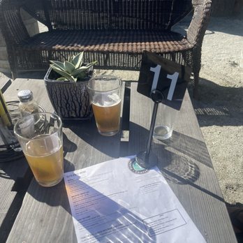 Highway 1 Brewing Company - Paper menus that change! Today was 11/11 so i liked that we got the number 11 - Breweries Near Me - Pescadero, California Highway 1 Brewing Company - Paper menus that change! Today was 11/11 so i liked that we got the number 11 - Breweries Near Me - Pescadero, California
