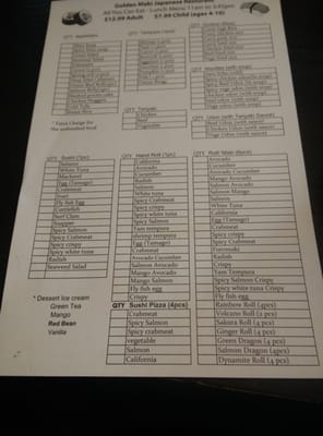 Menu photo 1 Golden Maki Newmarket, ON
