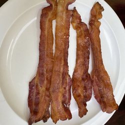 Side of crispy flavorful bacon