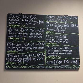 Tess's Homestyle Bakery - Menu - Bakeries Near Me - Kilkenny, KK