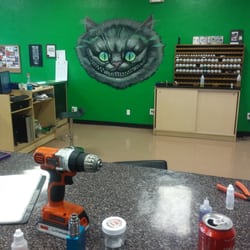 Alice in Vaporland - Good Place to get a build, buy good juice, and chill and have a coke. Great customer service! Febi was able to help me out big time.