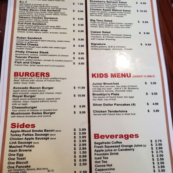 London Cafe - Back Menu - Breakfast & Brunch Near Me - Houston, Texas
