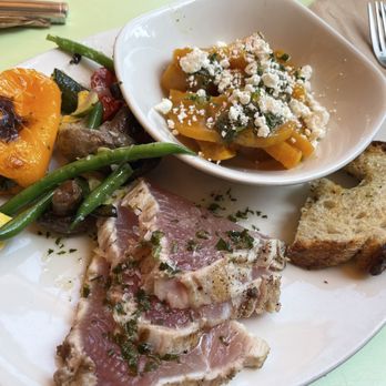 Tender Greens - seared tuna with roasted beets and seasonal vegetables - Salad Near Me - Irvine, California Tender Greens - seared tuna with roasted beets and seasonal vegetables - Salad Near Me - Irvine, California