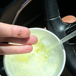 When I picked it out my drink !