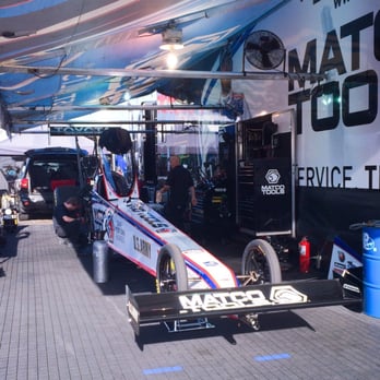 NHRA Finals - 2012 champion, Anton Brown's dragster! - Race Tracks Near Me - Pomona, California