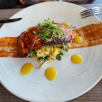 TEN 3 - Bbq glazed salmon - New American Near Me - Albuquerque, New Mexico
