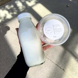 High Vibes Juicery & Wellness Bar - Almond milk + almond energy bites