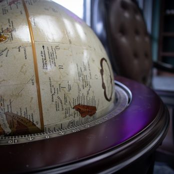 Bruno's Barbershop - A vintage-style globe accent that adds to our gentleman's-club classic and refined aesthetic. - Barbers Near Me - Evans, Georgia Bruno's Barbershop - A vintage-style globe accent that adds to our gentleman's-club classic and refined aesthetic. - Barbers Near Me - Evans, Georgia